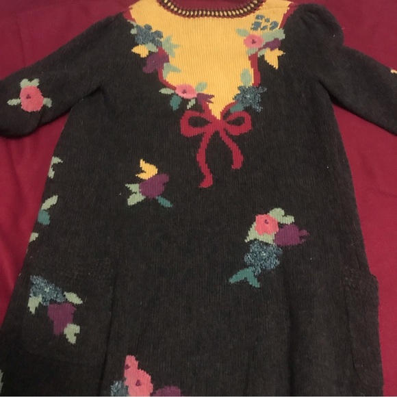 Anthropologie from Sparrow Beaded Floral Knit Long Cardigan Coat/Sweater - Picture 2 of 5